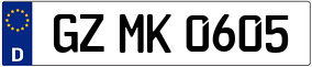 Truck License Plate